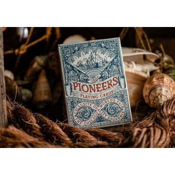 Pioneers mėlynos žaidimų kortos